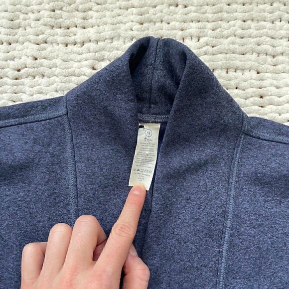 Ivivva Girls Make it a Wrap Sweater - Size 12 - Picture 5 of 5